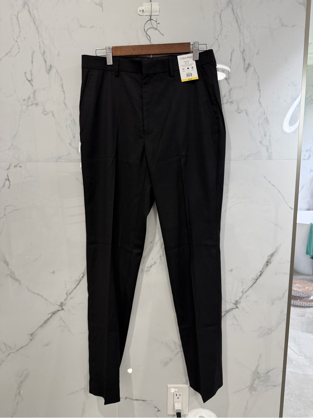 Calvin Klein Black Men's Dress Trousers